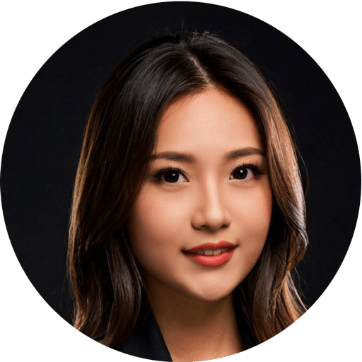 Lim Julia Headshot Business Formal Dark Background Black Jacket Black Shirt