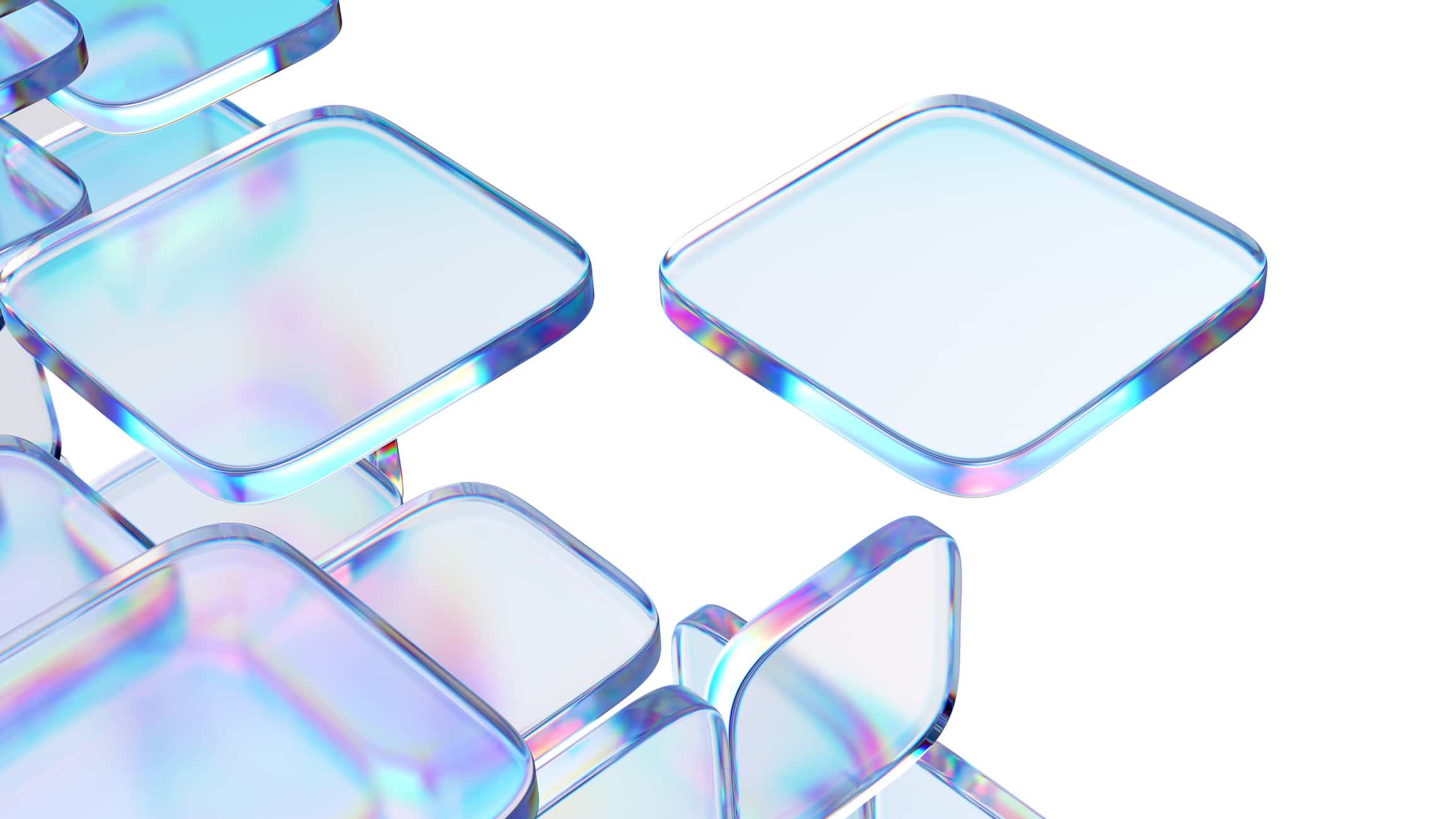Background design, abstract geometric blocks, 3d render