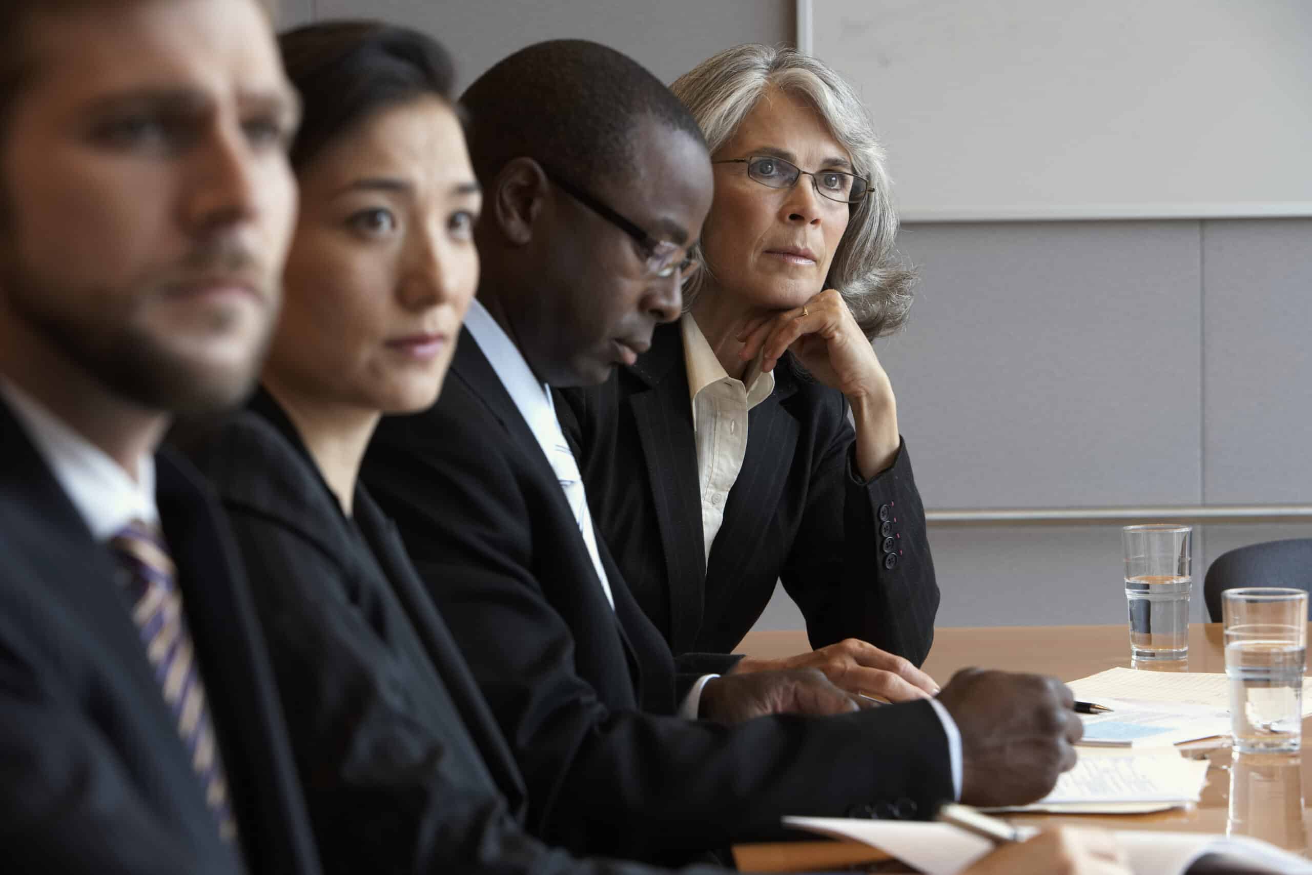 Business colleauges in meeting