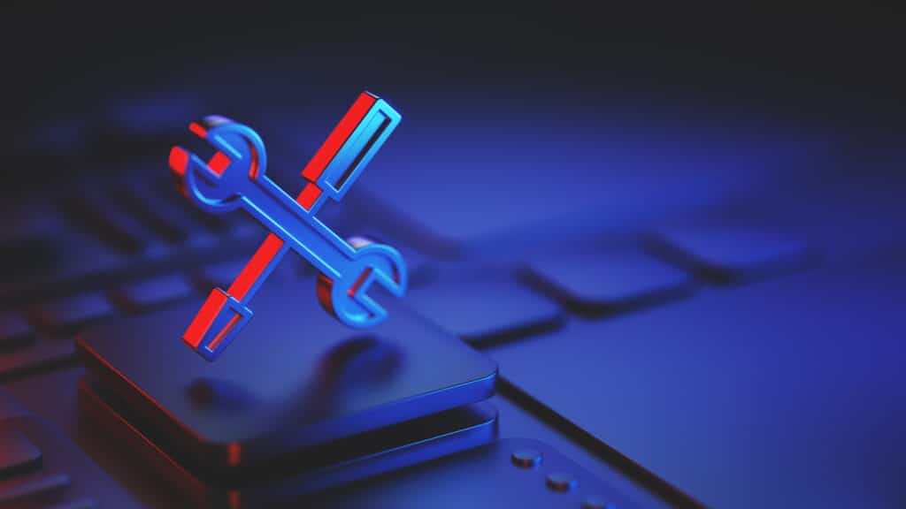 Tools 3d Icon representing predictive maintenance consulting